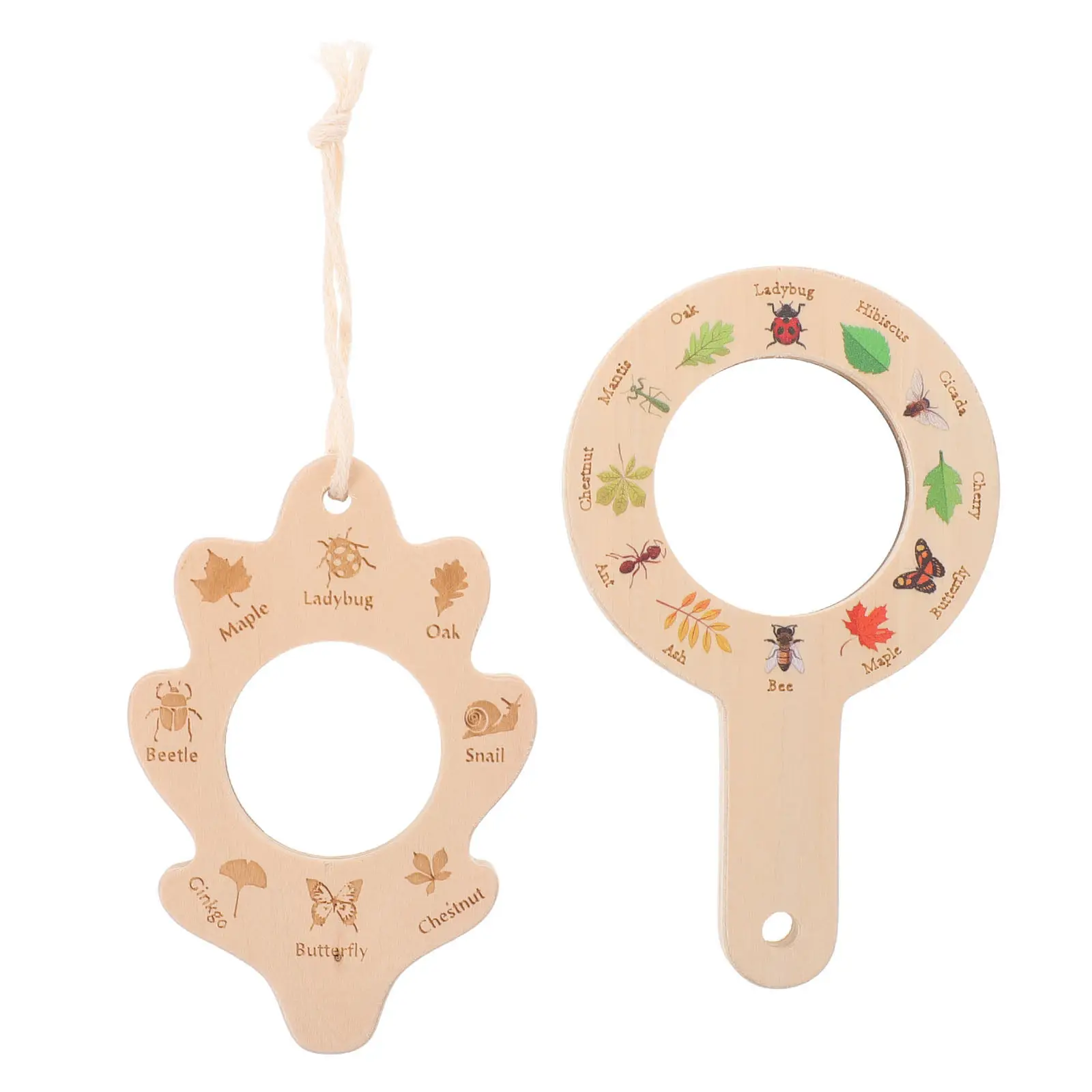 2Pcs Wooden Magnifying Glass for Kids Natural Smooth Handle Optical Lens Clear Bug Leaf Observation Montessori Stem Outdoor
2Pcs Wooden Magnifying Glass for Kids Natural Smooth Handle Optical Lens Clear Bug Leaf Observation Montessori Stem Outdoor