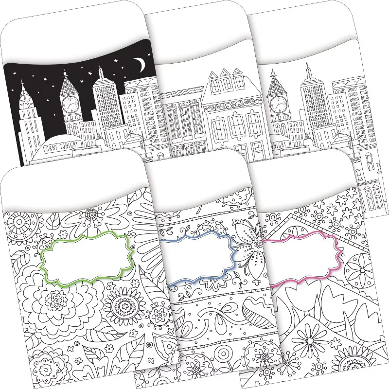 Library Pocket Set (6 designs) - Set of 60
Library Pocket Set (6 designs) - Set of 60
