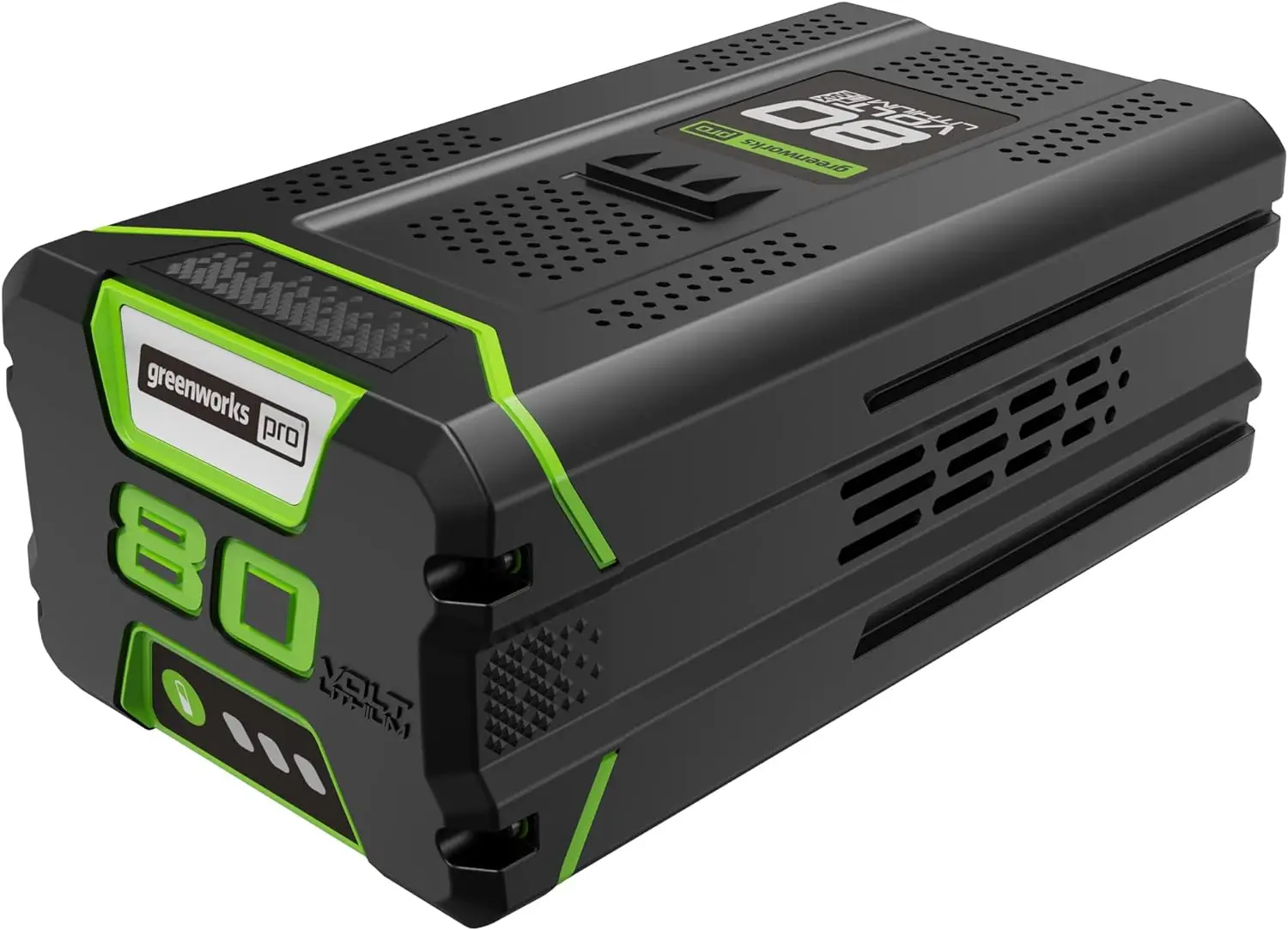 80V 4.0Ah Lithium-Ion Battery ((Genuine Greenworks Battery / 75+ Compatible Tools)
80V 4.0Ah Lithium-Ion Battery ((Genuine Greenworks Battery / 75+ Compatible Tools)