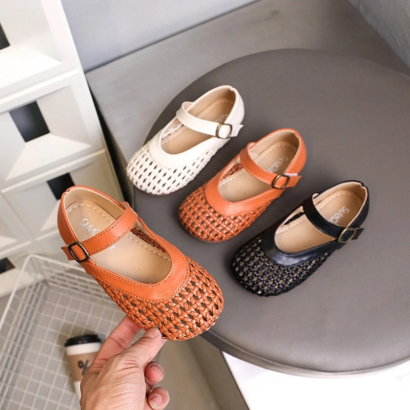 Girl Sandals Summer New Simple Children Fashion Flat Shoes Hollow-out Woven Style Kids Causal Beach Sandals Soft Soled Versatile
Girl Sandals Summer New Simple Children Fashion Flat Shoes Hollow-out Woven Style Kids Causal Beach Sandals Soft Soled Versatile