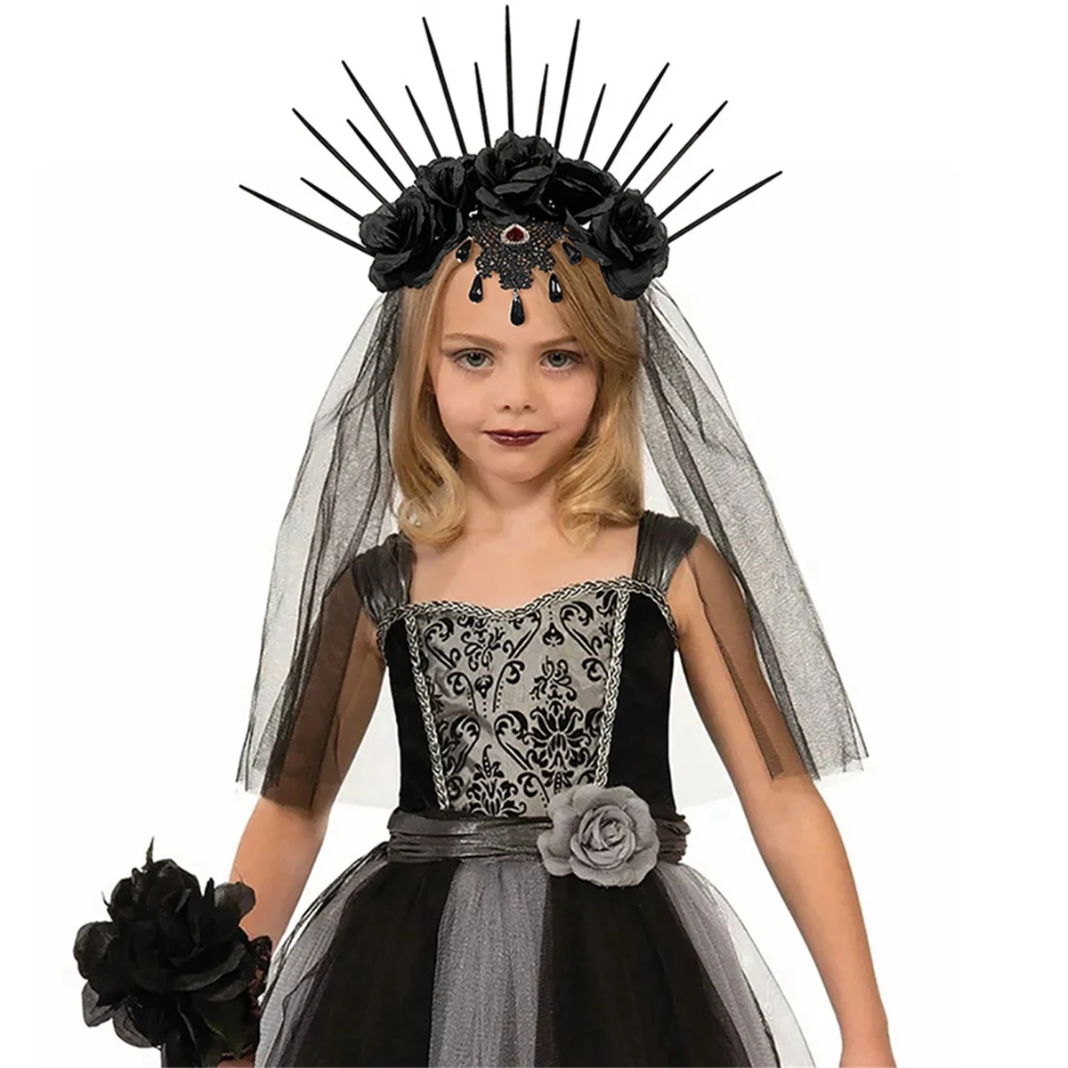 AB72-Mesh Veil Elegant Retro Halloween Hair Accessories One Size Fits All Veil Headband Halloween Decoration Headband
AB72-Mesh Veil Elegant Retro Halloween Hair Accessories One Size Fits All Veil Headband Halloween Decoration Headband