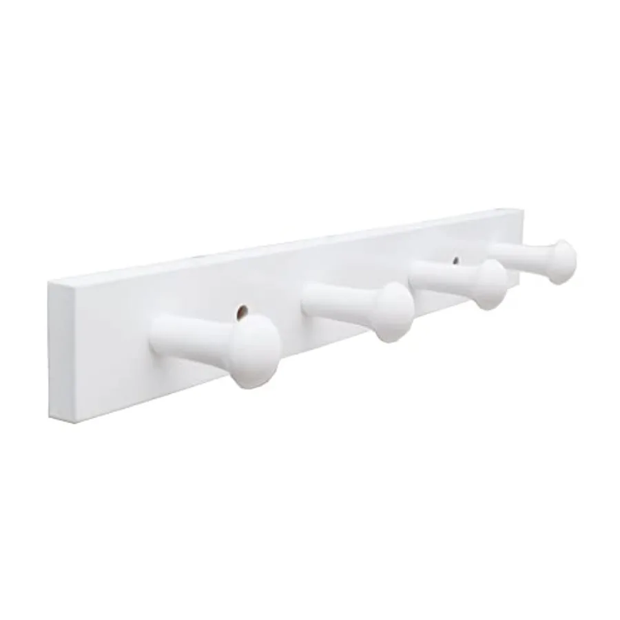 Wall-Mounted Hook Coat and Hat Rack Decorative Household Items Entrance Foyer Hallway Bathroom Bedroom 4 Hooks, White
Wall-Mounted Hook Coat and Hat Rack Decorative Household Items Entrance Foyer Hallway Bathroom Bedroom 4 Hooks, White