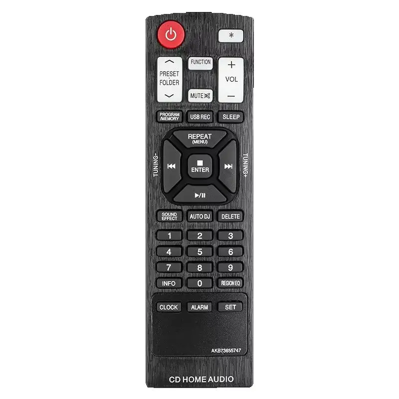 AKB73655747 For LG Remote Control AKB73655741 AKB73655745 AKB73655764 Compatible with LG Mini Hi-Fi System CM8440 CMS8440F CMS84
AKB73655747 For LG Remote Control AKB73655741 AKB73655745 AKB73655764 Compatible with LG Mini Hi-Fi System CM8440 CMS8440F CMS84
