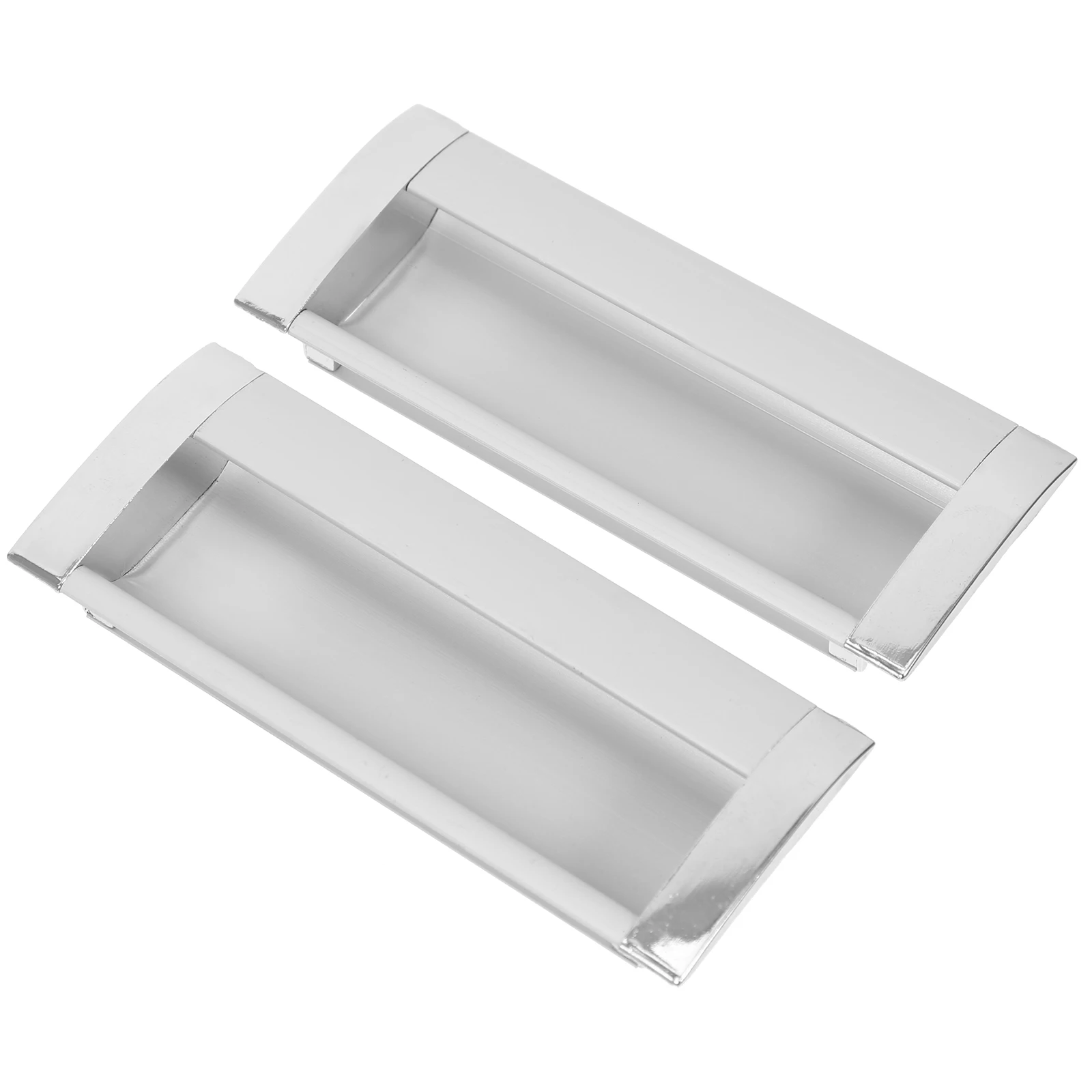 2pcs Recessed Invisible Handles Hidden Door Pulls for Cabinet Drawer Furniture Aluminum Durable Smooth Grip Anti Rust Silver
2pcs Recessed Invisible Handles Hidden Door Pulls for Cabinet Drawer Furniture Aluminum Durable Smooth Grip Anti Rust Silver