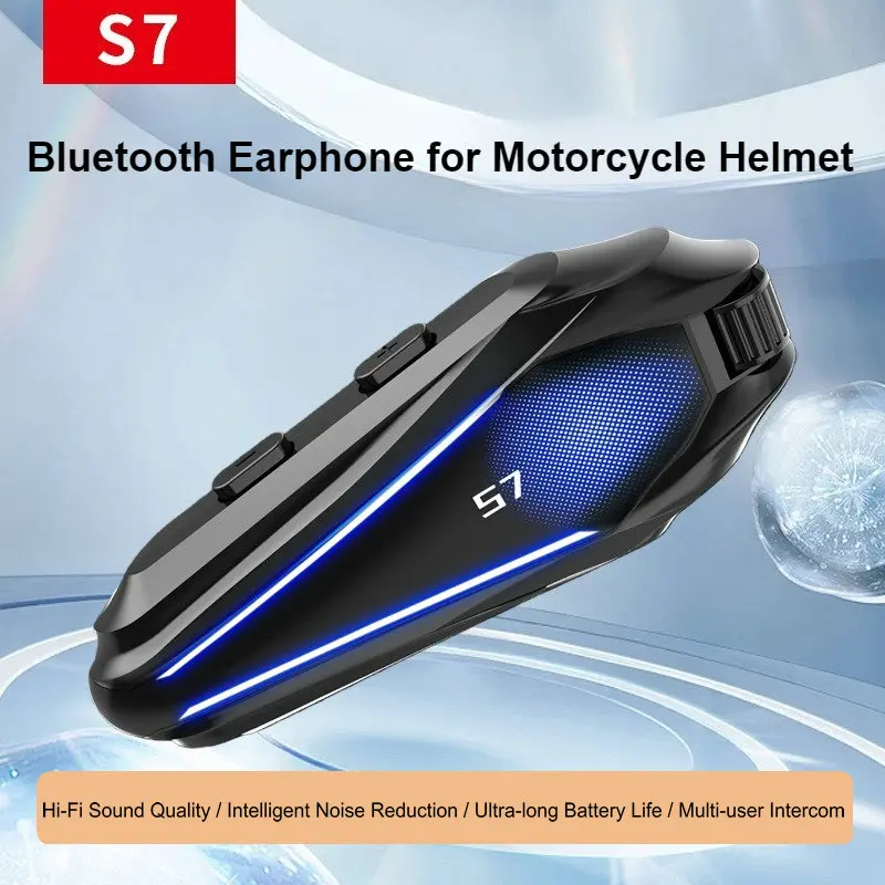 S7 Motorcycle Helmet Bluetooth Headset BT5.4 Noise Reduction HIFI Sound Auto Answer Music Player Safe Riding RGB IP67 Waterproof
S7 Motorcycle Helmet Bluetooth Headset BT5.4 Noise Reduction HIFI Sound Auto Answer Music Player Safe Riding RGB IP67 Waterproof
