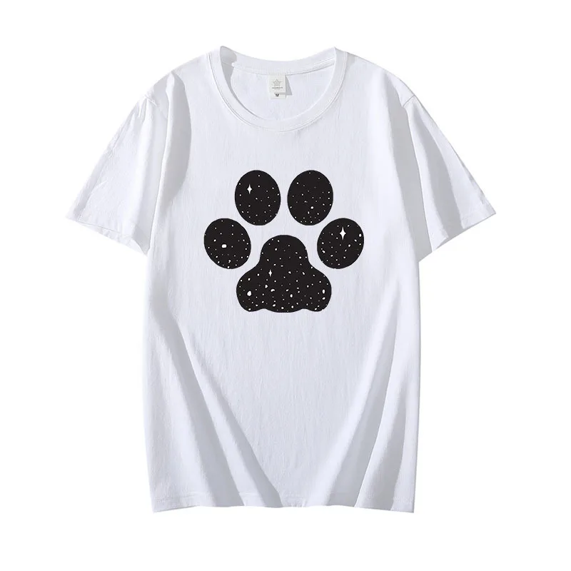 100% Cotton Dog Footprint Printed T-shirt 2022 Women's Fashion Shirt Unisex Short Sleeve O-neck T-shirt Summer Fashion Couple
100% Cotton Dog Footprint Printed T-shirt 2022 Women's Fashion Shirt Unisex Short Sleeve O-neck T-shirt Summer Fashion Couple