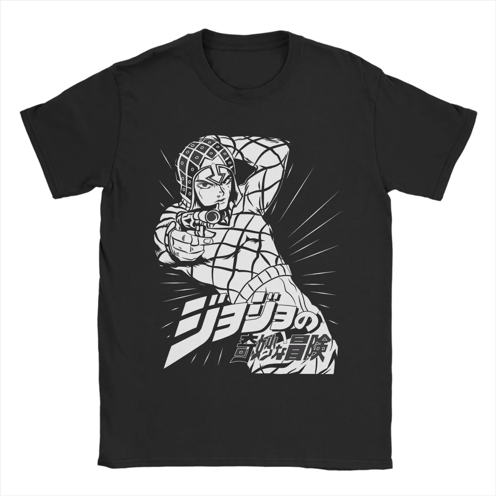 Men's Mista the Guns Master T Shirt Jojos Bizarre Adventure 100% Cotton Tops Short Sleeve Round Neck Tees Plus Size T-Shirt
Men's Mista the Guns Master T Shirt Jojos Bizarre Adventure 100% Cotton Tops Short Sleeve Round Neck Tees Plus Size T-Shirt