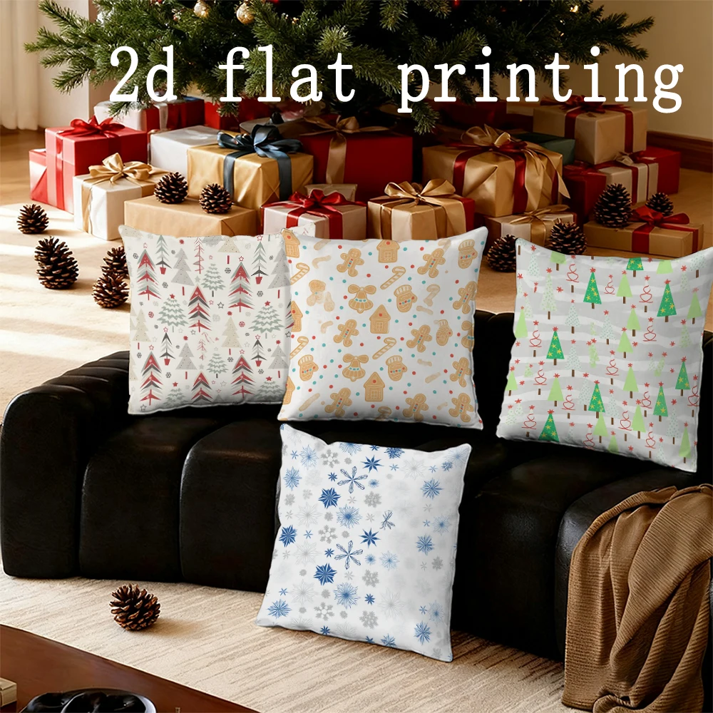 Home Decor Festive Christmas Pattern Pillows Suitable For Sofa Bedroom Car Pillow Cover Cushion Rectangular Back Cushion
Home Decor Festive Christmas Pattern Pillows Suitable For Sofa Bedroom Car Pillow Cover Cushion Rectangular Back Cushion