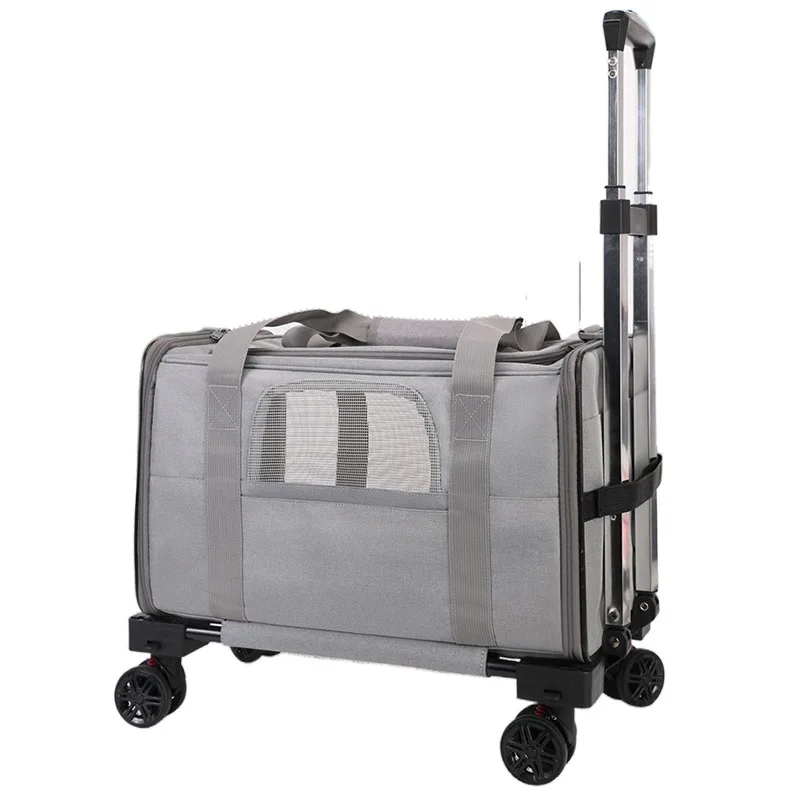 Cross-border pet bag portable cat bag dog outing crossbody pet trolley case breathable pet car
Cross-border pet bag portable cat bag dog outing crossbody pet trolley case breathable pet car
