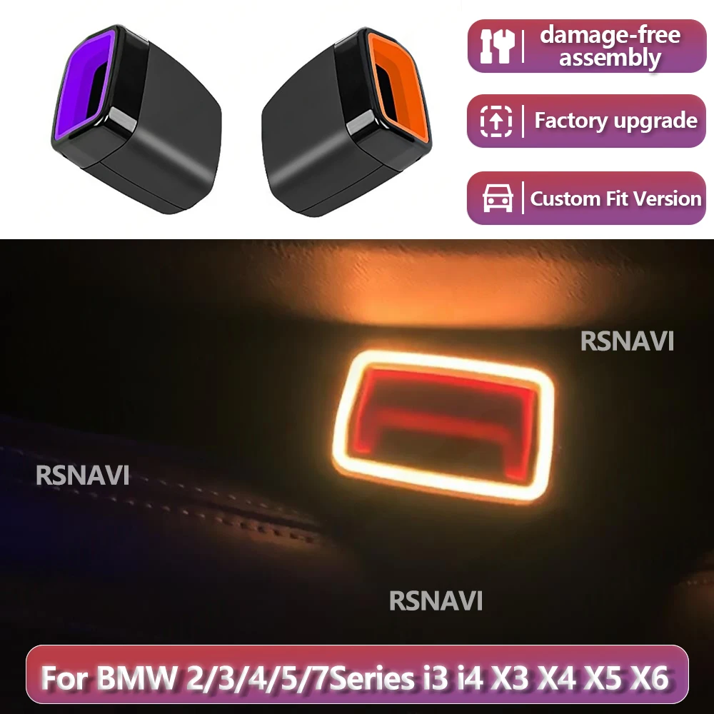 RSNAVI Factory settings For BMW 2 3 4 5 6GT 7 Series G30 G32 G12 G20 G22 G42 G60 G70 2018-2026 Seat Belts Safety Buckle Lamp
RSNAVI Factory settings For BMW 2 3 4 5 6GT 7 Series G30 G32 G12 G20 G22 G42 G60 G70 2018-2026 Seat Belts Safety Buckle Lamp