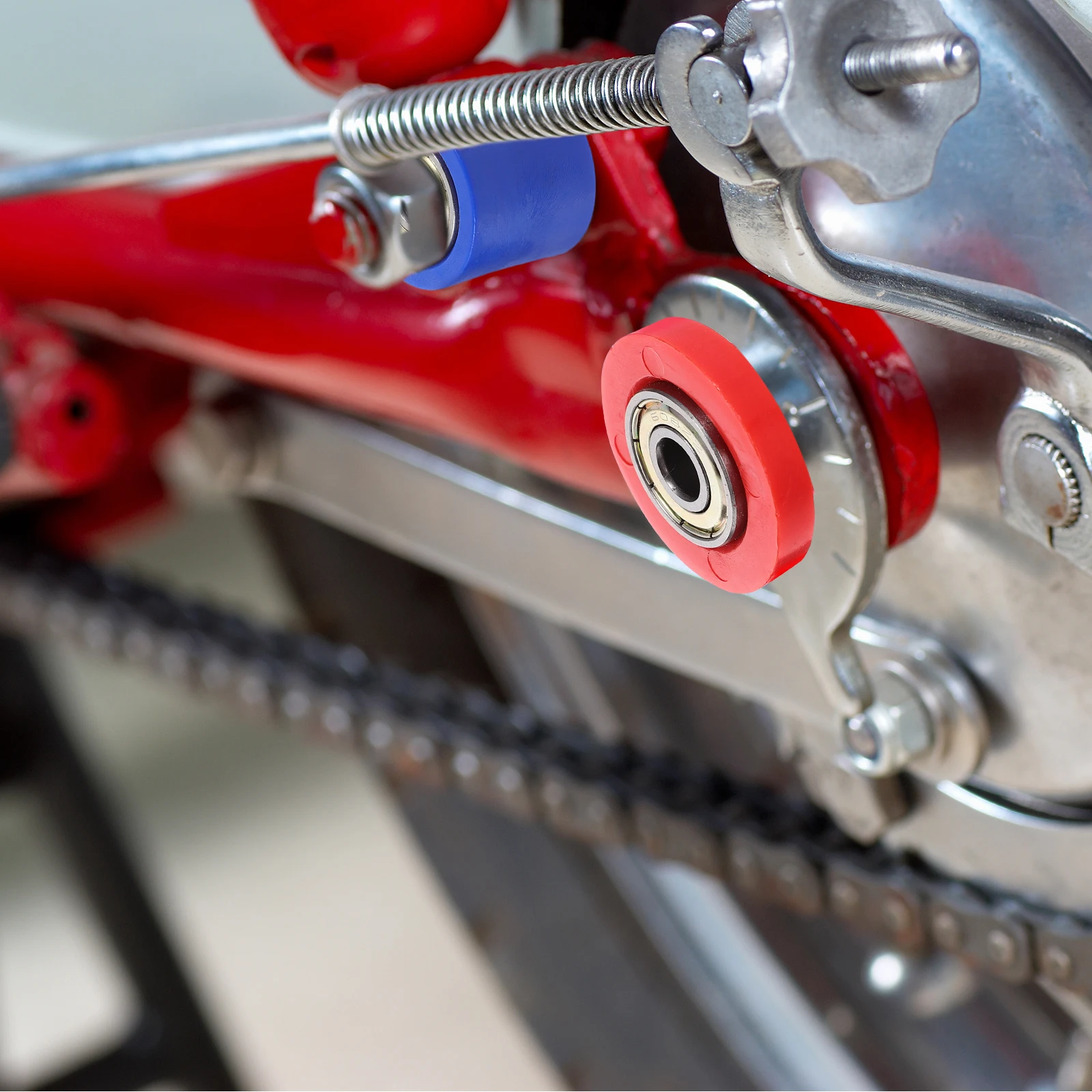 Chain Tensioner 8mm Red Motorcycle Roller Guide Sprocket Bearing Wheel Plastic Pulley Anti Slip Chain Slider Guiding Roller
Chain Tensioner 8mm Red Motorcycle Roller Guide Sprocket Bearing Wheel Plastic Pulley Anti Slip Chain Slider Guiding Roller