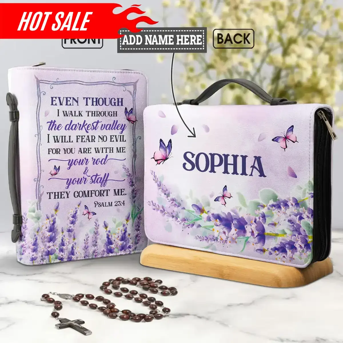 Lavender Butterflies Bible Bags Christian Gifts Personalized Cover Bible Pack Waterproof Leather Bag Pockets Package Case 
Lavender Butterflies Bible Bags Christian Gifts Personalized Cover Bible Pack Waterproof Leather Bag Pockets Package Case