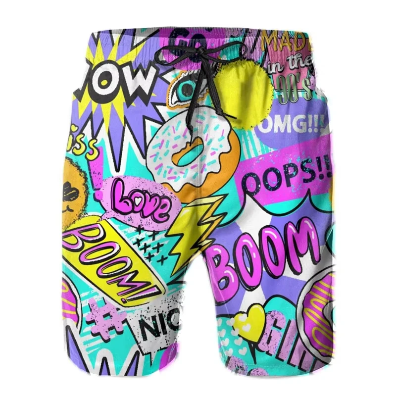 Summer Retro 80s 90s Beach Shorts Men's 3D Swimming Shorts Quick Drying Casual Outdoor Sports Vacation Mesh Shorts
Summer Retro 80s 90s Beach Shorts Men's 3D Swimming Shorts Quick Drying Casual Outdoor Sports Vacation Mesh Shorts