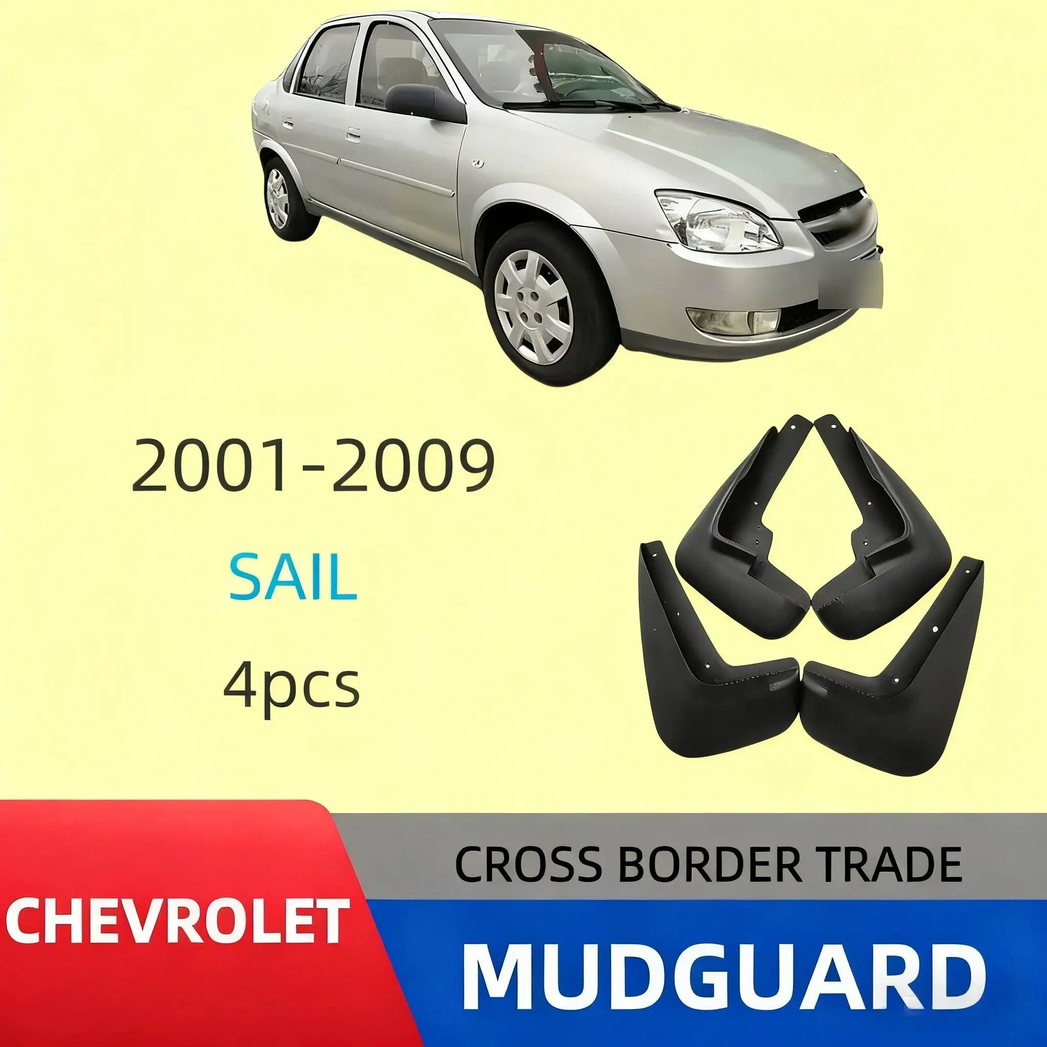 Car mudguard is Suitable for Chevrolet Sail 2001-2009 fender skinmud flapscar fender
Car mudguard is Suitable for Chevrolet Sail 2001-2009 fender skinmud flapscar fender