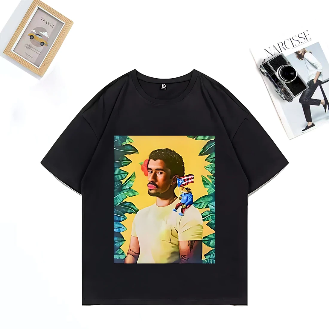 San Benito Bad Bunny DTMF Painting T-Shirt Men Women's vintage Cotton short sleeve Hip Hop streetwear Unisex Oversized T shirts
San Benito Bad Bunny DTMF Painting T-Shirt Men Women's vintage Cotton short sleeve Hip Hop streetwear Unisex Oversized T shirts