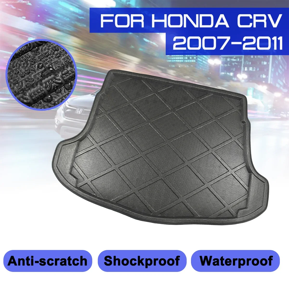 Для Honda CRV 2007 2008 2009 2010 2011 Автомобильный напольный коврик Ковер задний багажник защита от грязи
Для Honda CRV 2007 2008 2009 2010 2011 Автомобильный напольный коврик Ковер задний багажник защита от грязи