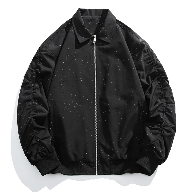 Hip Hop Baseball Lapel Jacket Men Streetwear Jacket Fashion Vintage Windbreaker Spring Autumn Classic Design Single Layer Jacket
Hip Hop Baseball Lapel Jacket Men Streetwear Jacket Fashion Vintage Windbreaker Spring Autumn Classic Design Single Layer Jacket