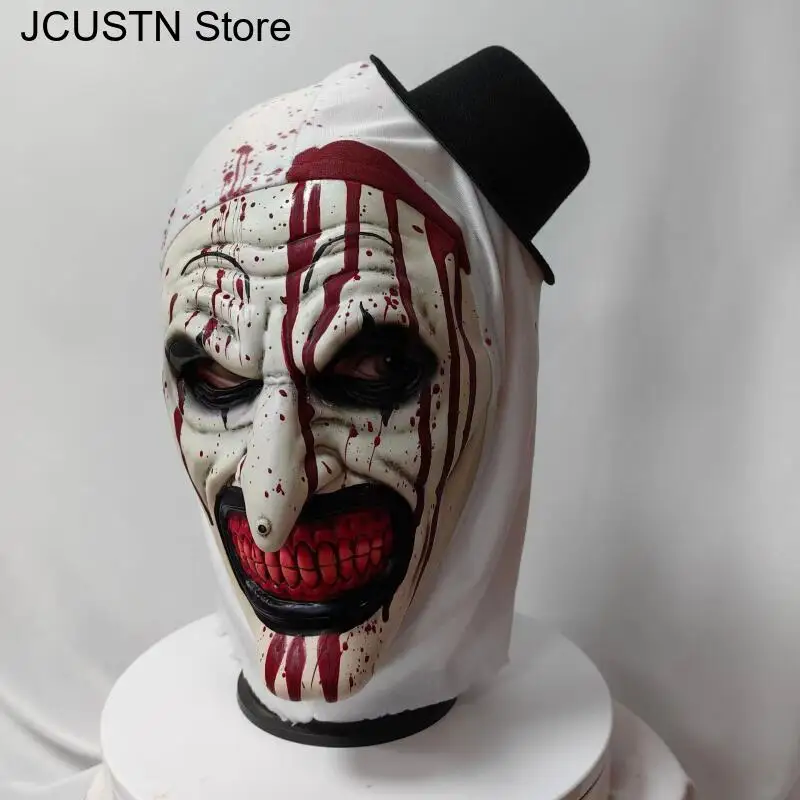 Страшная маска для Хэллоуина, кровавый латекс, мягкий реквизит, вечерние маски для взрослых, костюм ужасов, маска убийцы, художественная маска клоуна
Страшная маска для Хэллоуина, кровавый латекс, мягкий реквизит, вечерние маски для взрослых, костюм ужасов, маска убийцы, художественная маска клоуна