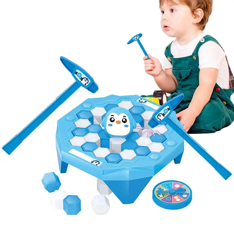 Penguin Ice Board Game Funny Ice Block Toy Save Penguin On Ice Block Family Funny Game with Hammer For Children's Day
Penguin Ice Board Game Funny Ice Block Toy Save Penguin On Ice Block Family Funny Game with Hammer For Children's Day