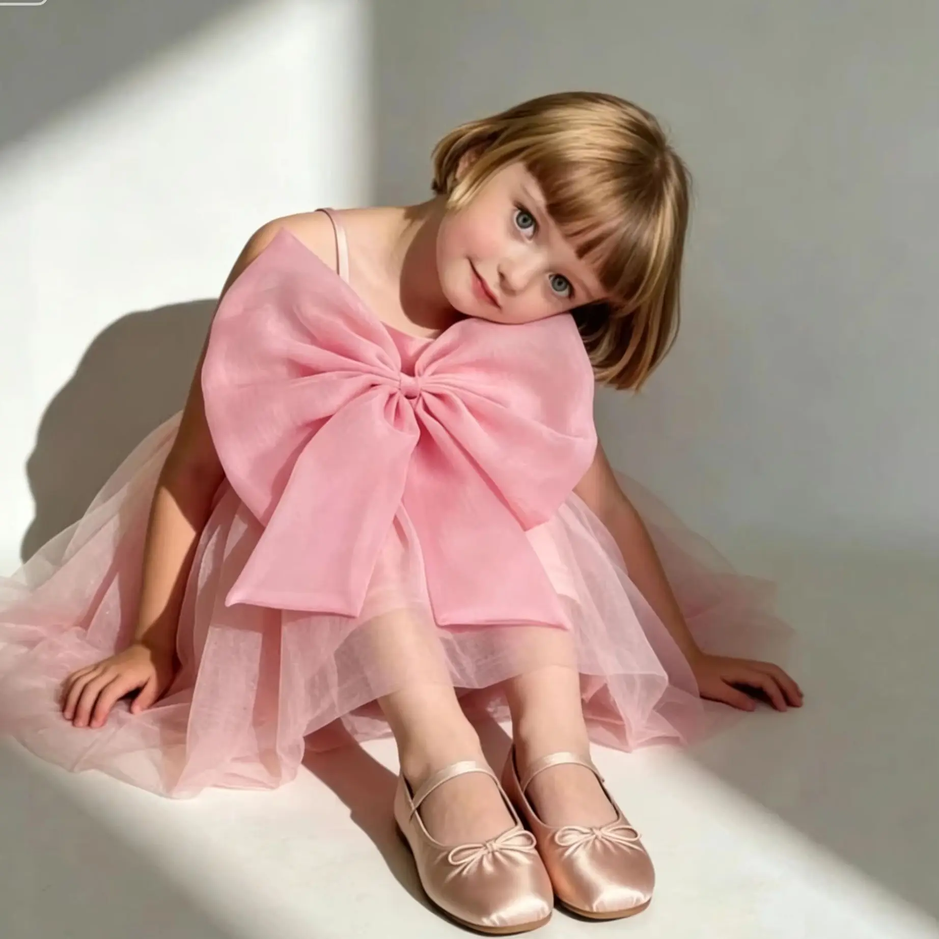 Princess Customized Flower Girl Dress For Wedding Organza Sleeveless with Bow Kids Birthday Party First Communion Gown
Princess Customized Flower Girl Dress For Wedding Organza Sleeveless with Bow Kids Birthday Party First Communion Gown
