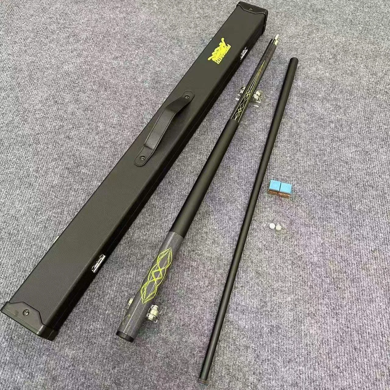 Professional American Snooker Full Set Carbon Fiber Appearance 9.8/11.5/13mm Pool Cue
Professional American Snooker Full Set Carbon Fiber Appearance 9.8/11.5/13mm Pool Cue