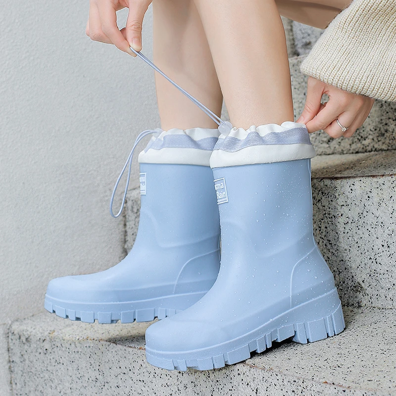 Women Fashion Outdoor Rain Boots Thick Bottom Elevated Mid-Calf Waterproof Shoes Non-Slip Water Boots Fishing Shoes
Women Fashion Outdoor Rain Boots Thick Bottom Elevated Mid-Calf Waterproof Shoes Non-Slip Water Boots Fishing Shoes