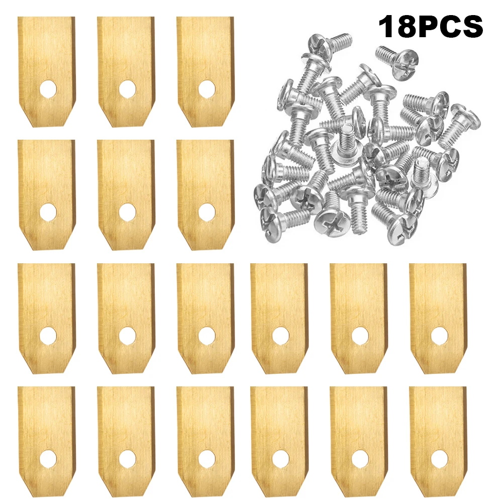 18/30PCS Lawn Mower Cutting Blade Stainless Steel Mower Cutter Blade Replacement Trimmer Cutter for Husqvarna Automower/Gardena
18/30PCS Lawn Mower Cutting Blade Stainless Steel Mower Cutter Blade Replacement Trimmer Cutter for Husqvarna Automower/Gardena