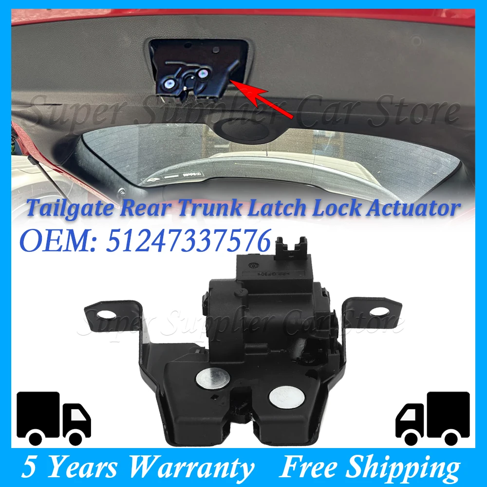 Rear Trunk Boot Lid Lock Latch Actuator For BMW Mini Cooper D John Cooper Works One D Clubman F54 F55 F56 2014-2022 51247337576
Rear Trunk Boot Lid Lock Latch Actuator For BMW Mini Cooper D John Cooper Works One D Clubman F54 F55 F56 2014-2022 51247337576