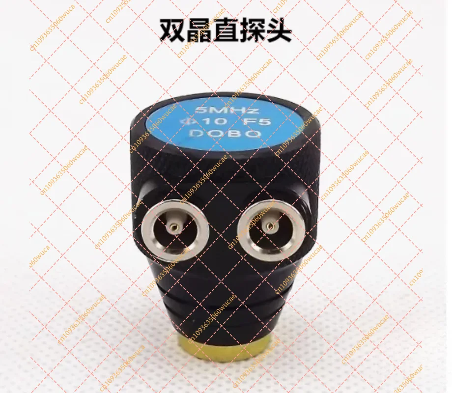 2.5/5MHz D10F5 Dual Crystal Straight Probe Focused UT NDT Ultrasonic Probe
2.5/5MHz D10F5 Dual Crystal Straight Probe Focused UT NDT Ultrasonic Probe
