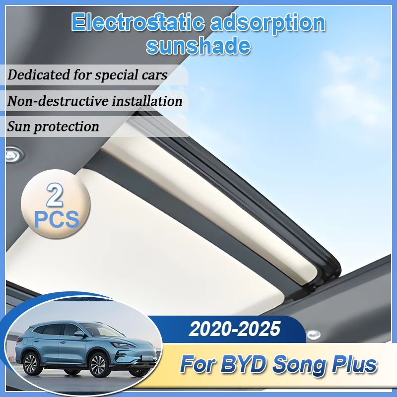 Для BYD Song Plus Seal U Dmi Ev Sealion 6 2020 2021 2022 2023 2024 2025 Солнцезащитные козырьки на крышу автомобиля Аксессуары для электростатической адсорбции
Для BYD Song Plus Seal U Dmi Ev Sealion 6 2020 2021 2022 2023 2024 2025 Солнцезащитные козырьки на крышу автомобиля Аксессуары для электростатической адсорбции