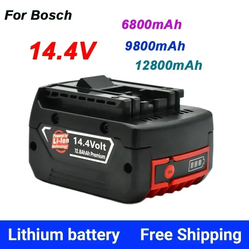 Free delivery 14.4V12800mAh rechargeable lithium-ion battery pack suitable for Bosch cordless drill screwdriver BAT607 BAT614G
Free delivery 14.4V12800mAh rechargeable lithium-ion battery pack suitable for Bosch cordless drill screwdriver BAT607 BAT614G