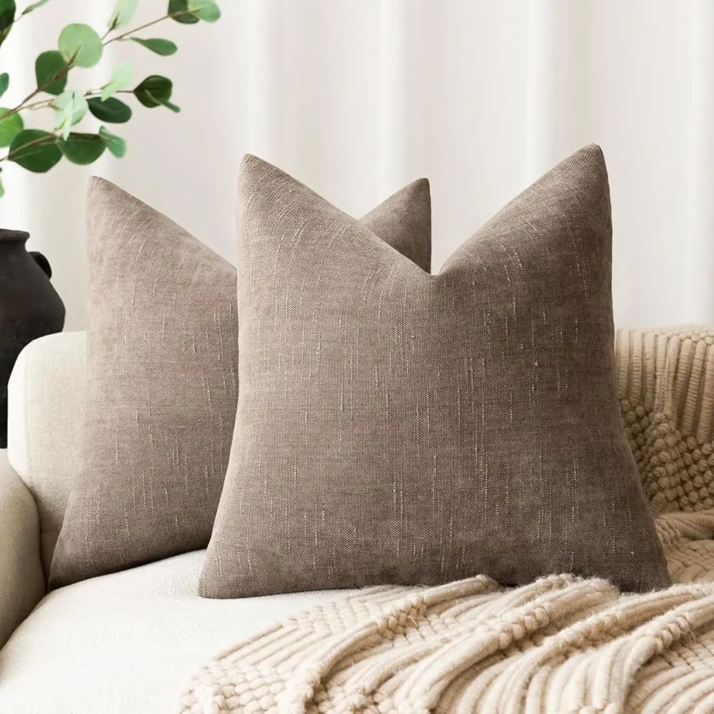 Pa Of 2 Soft Textured Throw Decorative Pillow Covers Square Accent Solid Cushion Cover Cozy Farmhouse Pillow Case With Zipper
Pa Of 2 Soft Textured Throw Decorative Pillow Covers Square Accent Solid Cushion Cover Cozy Farmhouse Pillow Case With Zipper