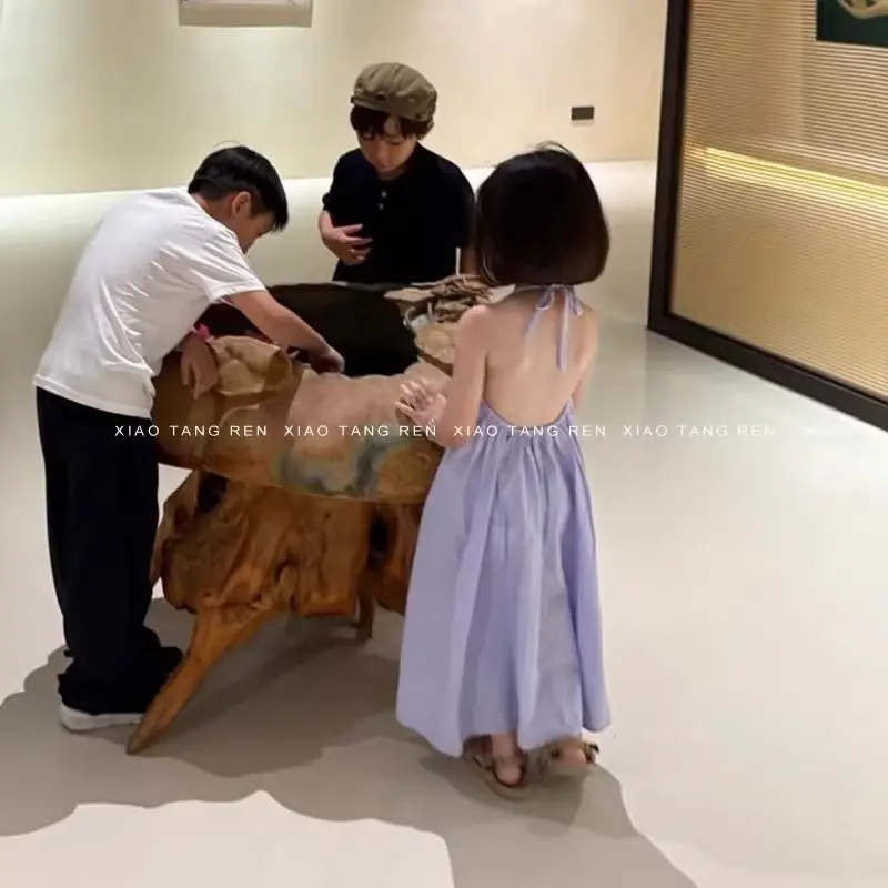 Girls Dress 2026 Spring and Summer New Children's Clothing Korean Style Baby Fashion Sleeveless Cool Beach Dress Simple
Girls Dress 2026 Spring and Summer New Children's Clothing Korean Style Baby Fashion Sleeveless Cool Beach Dress Simple