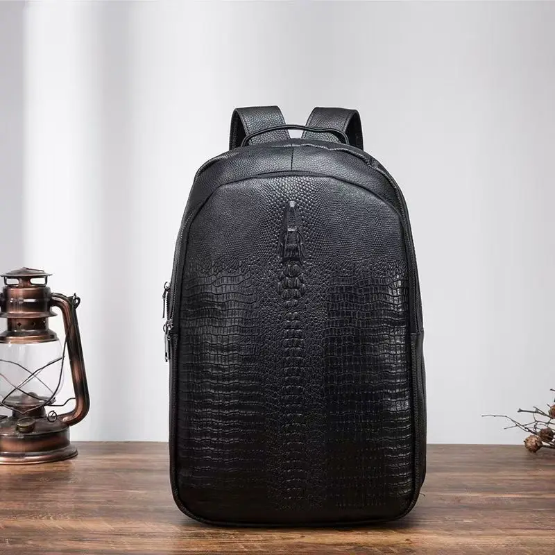 2026 Новый люксовый бренд из натуральной кожи аллигатора, мужские рюкзаки, студенческий рюкзак для мальчиков, роскошная сумка для ноутбука 15,6 дюймов
2026 Новый люксовый бренд из натуральной кожи аллигатора, мужские рюкзаки, студенческий рюкзак для мальчиков, роскошная сумка для ноутбука 15,6 дюймов