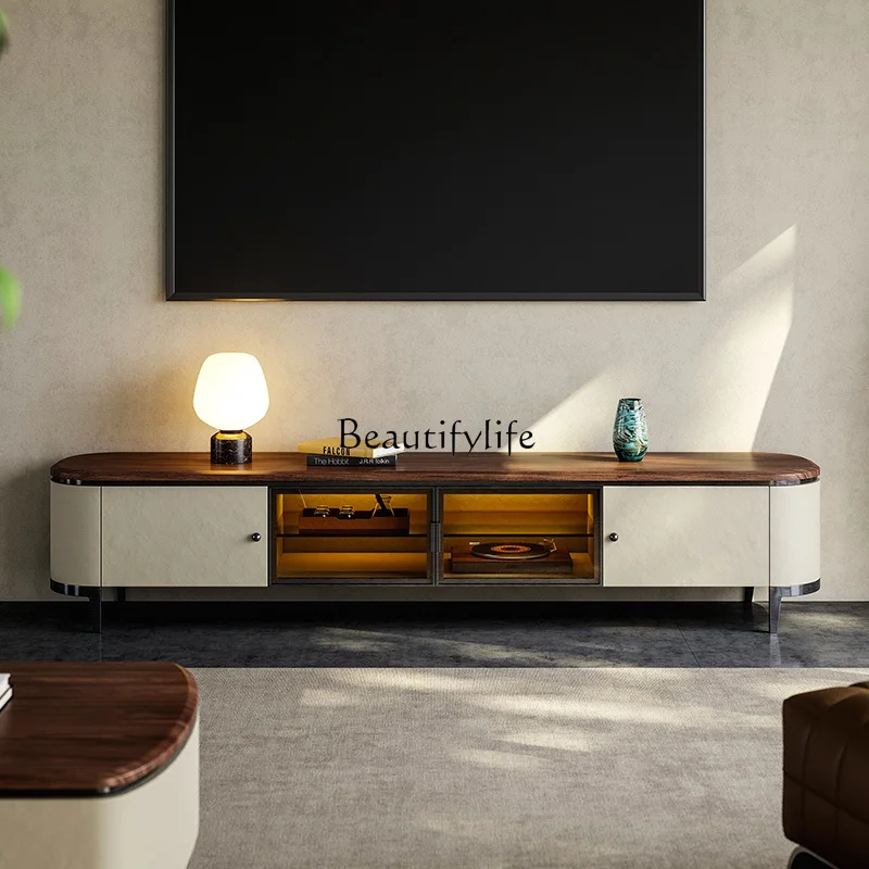 Italian light luxury TV cabinet living room home solid wood floor cabinet simple and modern
Italian light luxury TV cabinet living room home solid wood floor cabinet simple and modern