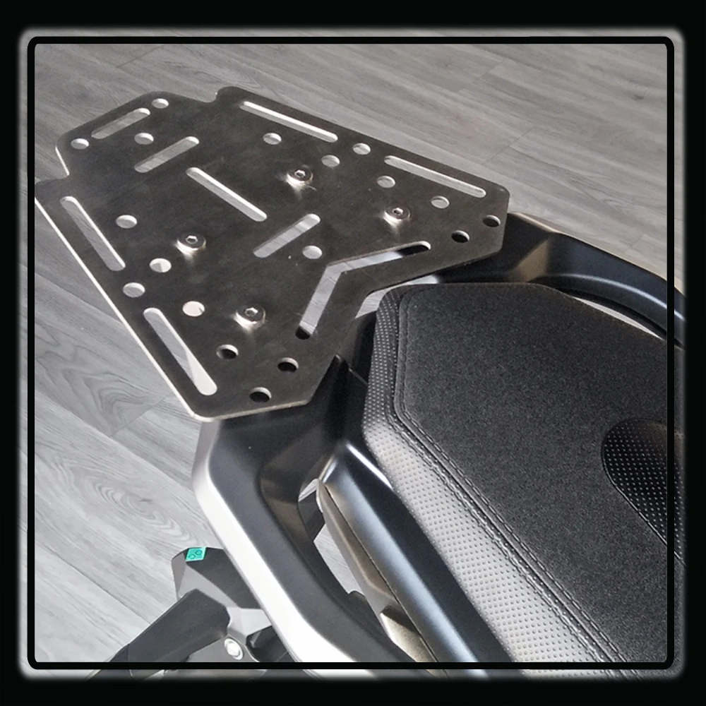 Motorcycle Modified Rear Tail Rack Rear Shelf Tail Box Frame Thickened Stainless Steel Bottom Plate FOR ZONTES ZT 310-X X-310
Motorcycle Modified Rear Tail Rack Rear Shelf Tail Box Frame Thickened Stainless Steel Bottom Plate FOR ZONTES ZT 310-X X-310