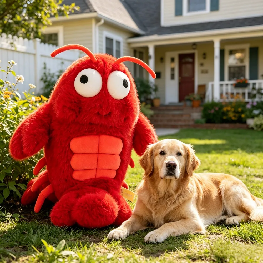 Spicy Crayfish Doll Pet Toys, Ragdoll Cartoon Fun Abdominal Muscle Shrimp Pet Plush Toys, Suitable for All Sizes of Pet Play Plu
Spicy Crayfish Doll Pet Toys, Ragdoll Cartoon Fun Abdominal Muscle Shrimp Pet Plush Toys, Suitable for All Sizes of Pet Play Plu