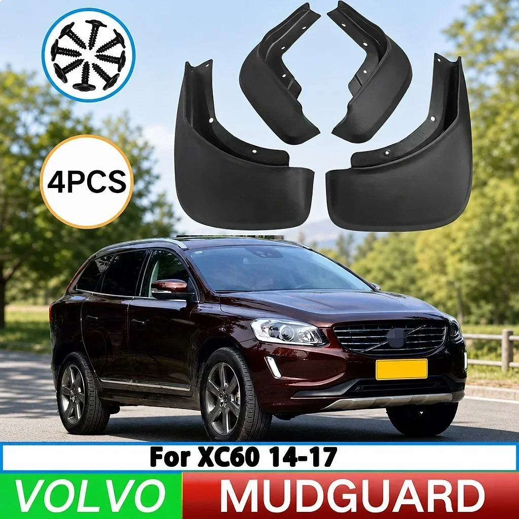 For 14-17 Volvo XC60 Mud Flaps Splash Guards Front Rear Fender 4pcs Auto Parts
For 14-17 Volvo XC60 Mud Flaps Splash Guards Front Rear Fender 4pcs Auto Parts