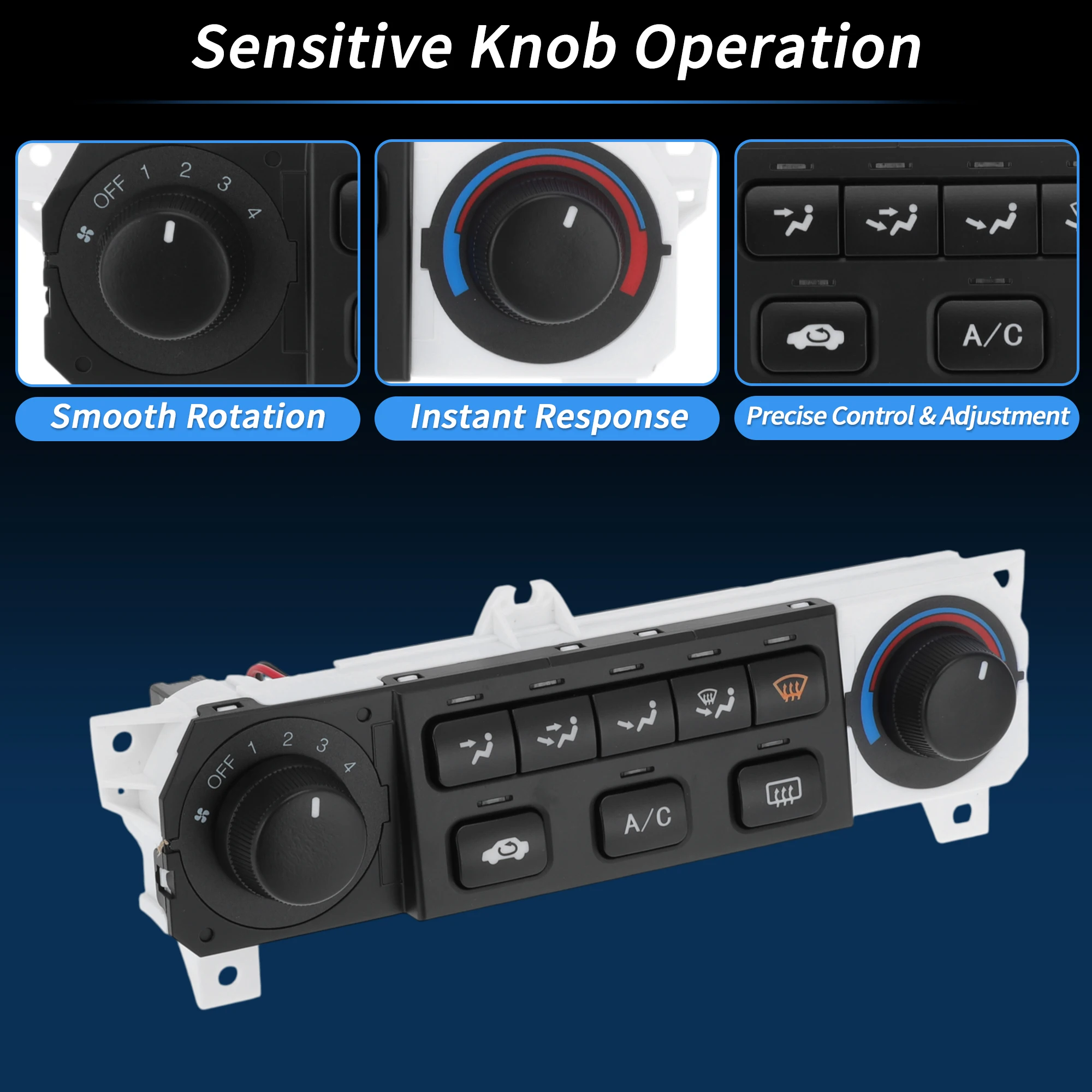 UXCELL A/C Heater Climate Control Module for Honda Accord 2.3L 3.0L for Honda Odyssey HVAC Control Switch Panel
UXCELL A/C Heater Climate Control Module for Honda Accord 2.3L 3.0L for Honda Odyssey HVAC Control Switch Panel