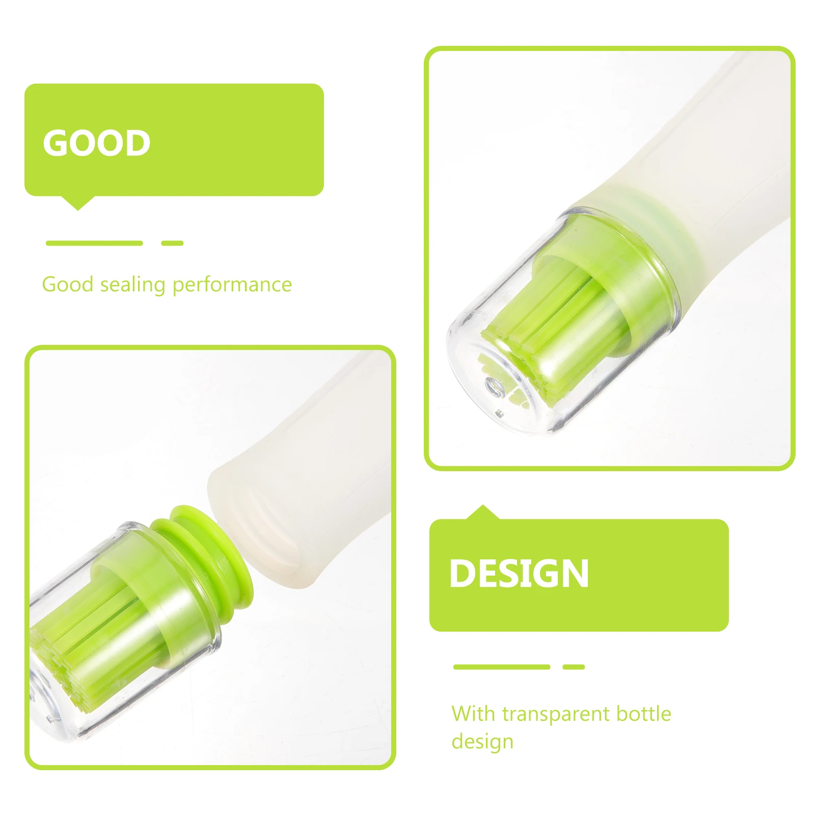 Silicone Oil Brush Bottle Leak-Proof Condiment Dispenser For Cooking Bbq Sauce Vinegar Kitchen Home Restaurant Use Squeeze
Silicone Oil Brush Bottle Leak-Proof Condiment Dispenser For Cooking Bbq Sauce Vinegar Kitchen Home Restaurant Use Squeeze