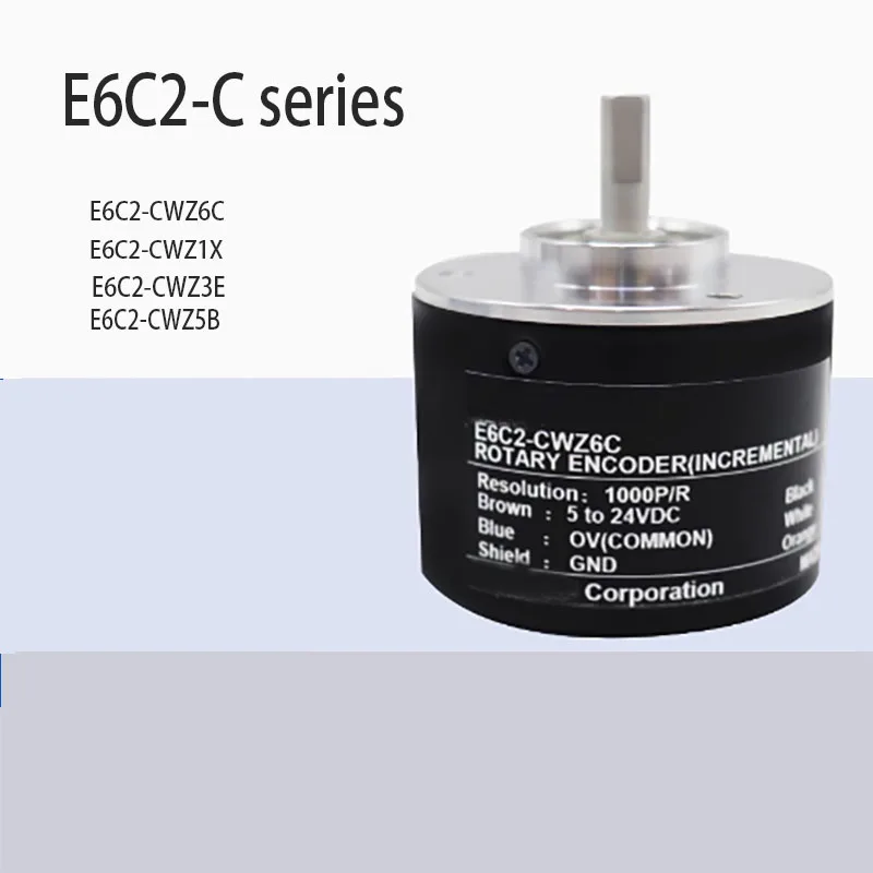 E6C2-CWZ6C инкрементальный фотоэлектрический поворотный энкодер Z1X Z5B Z3E 100P 200P
E6C2-CWZ6C инкрементальный фотоэлектрический поворотный энкодер Z1X Z5B Z3E 100P 200P
