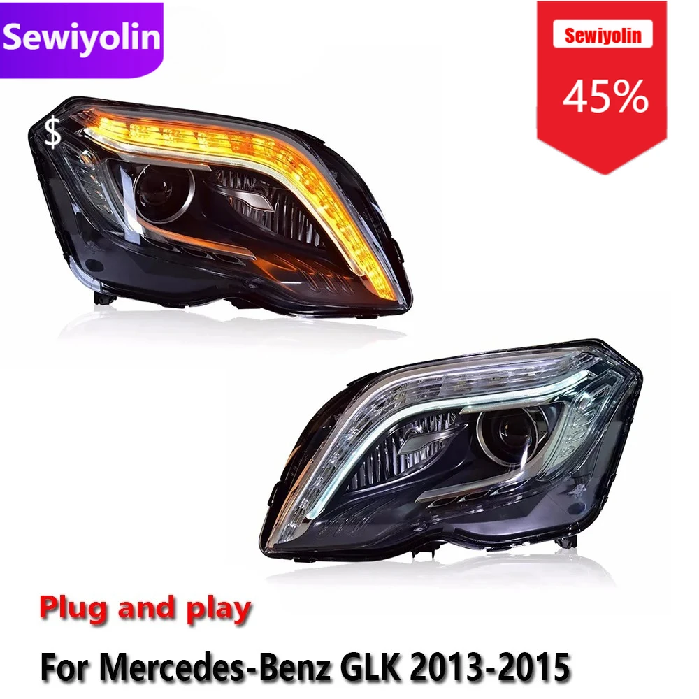 Sewiyolin автомобильные светодиодные фары DRL в сборе для Benz GLK 200 260 2013-2015 противотуманные фары DRL тормозной указатель поворота Plug and Play
Sewiyolin автомобильные светодиодные фары DRL в сборе для Benz GLK 200 260 2013-2015 противотуманные фары DRL тормозной указатель поворота Plug and Play