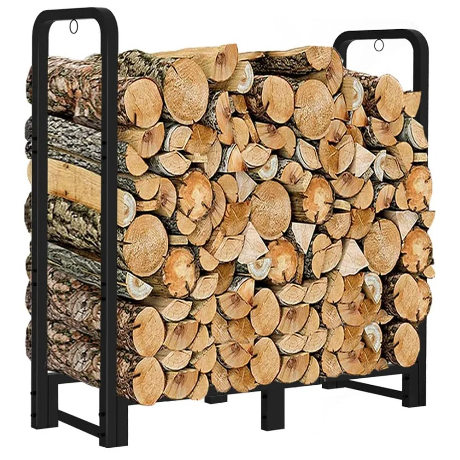 Firewood Rack Stand Heavy Duty Logs Holder for Outdoor Indoor Fireplace Metal Wood Pile Storage Stacker Organzier, Matte Black
Firewood Rack Stand Heavy Duty Logs Holder for Outdoor Indoor Fireplace Metal Wood Pile Storage Stacker Organzier, Matte Black