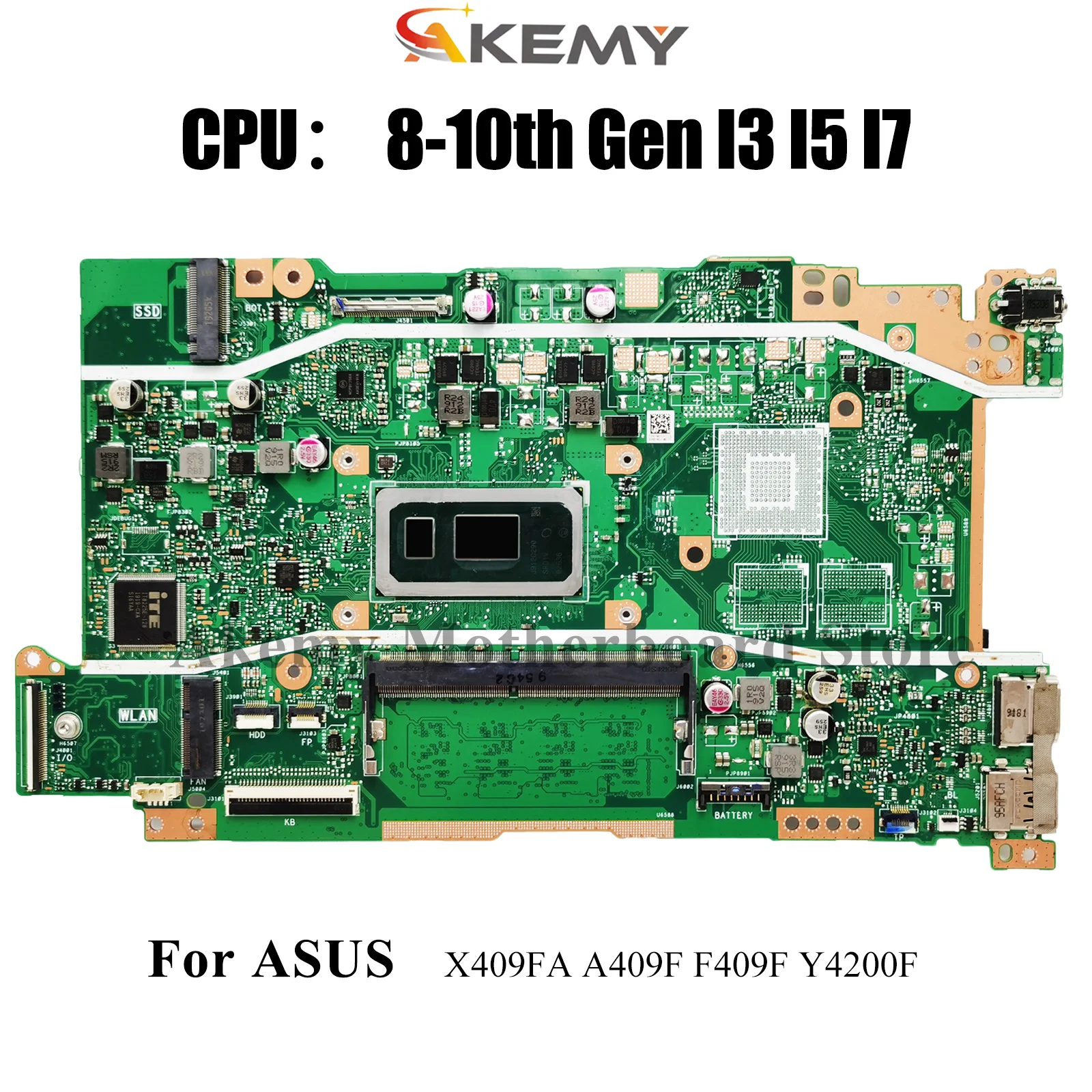 X409FA Laptop Motherboard For ASUS X409FAC X409F X409FL A409F X409FJ X409FB Y4200F F409F Mainboard With I3 I5 I7 CPU 100% tests
X409FA Laptop Motherboard For ASUS X409FAC X409F X409FL A409F X409FJ X409FB Y4200F F409F Mainboard With I3 I5 I7 CPU 100% tests
