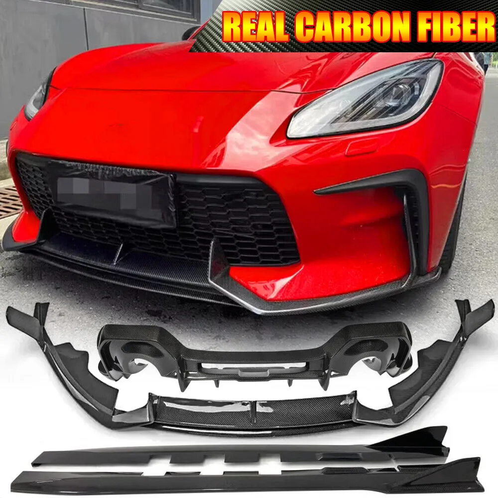 For Toyota GR86 Real Carbon Fiber Front Bumper Lip Rear Diffuser Side Skirt Car Accessories
For Toyota GR86 Real Carbon Fiber Front Bumper Lip Rear Diffuser Side Skirt Car Accessories