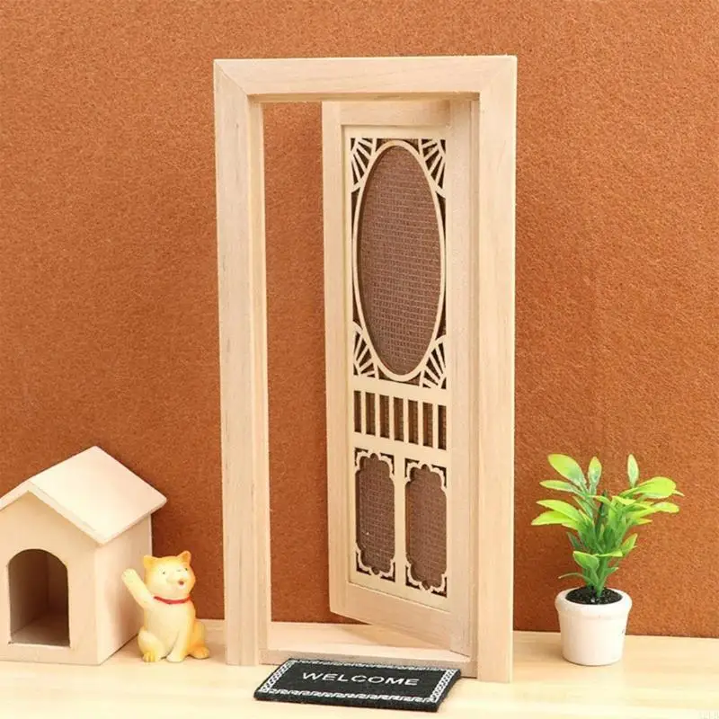 Dollhouses Door,1:12 Dollhouses Furniture Miniature Screen Door Unpaint Wooden Doors for DIY Dollhouses Scene Home Craft A2UB
Dollhouses Door,1:12 Dollhouses Furniture Miniature Screen Door Unpaint Wooden Doors for DIY Dollhouses Scene Home Craft A2UB