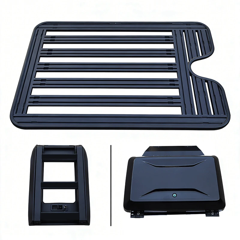 Aluminum Alloy Car Roof Cargo Luggage Rack Baskets Side Ladder Side Box for H7 2023 2024+
Aluminum Alloy Car Roof Cargo Luggage Rack Baskets Side Ladder Side Box for H7 2023 2024+