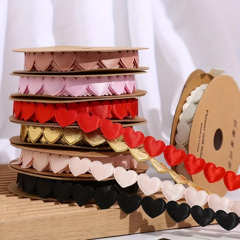 Multi-Color Heart Shape Decorative Ribbon Roll | Valentine's Day Gift Wrapping Party DIY Craft Decor Supplies
Multi-Color Heart Shape Decorative Ribbon Roll | Valentine's Day Gift Wrapping Party DIY Craft Decor Supplies