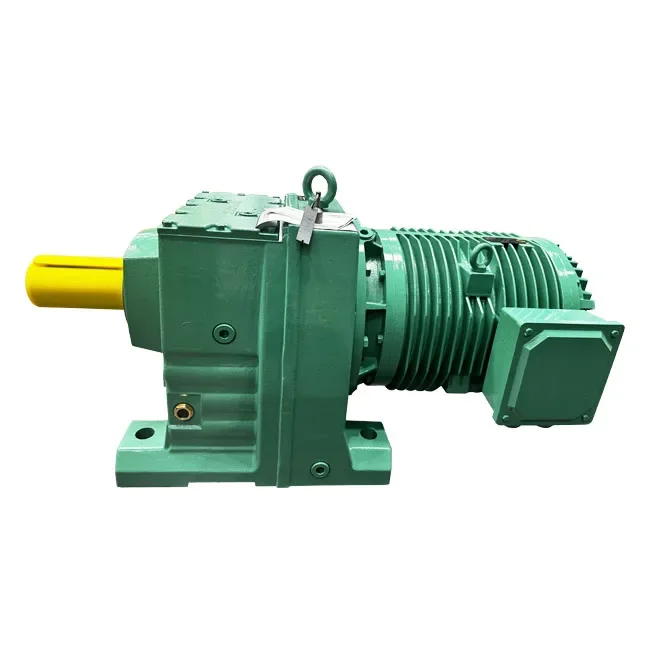 Industrial R Series Helical Speed Reducer Inline Bevel Helical Geared Motor Heavy Duty Worm Gear Reduction Box
Industrial R Series Helical Speed Reducer Inline Bevel Helical Geared Motor Heavy Duty Worm Gear Reduction Box
