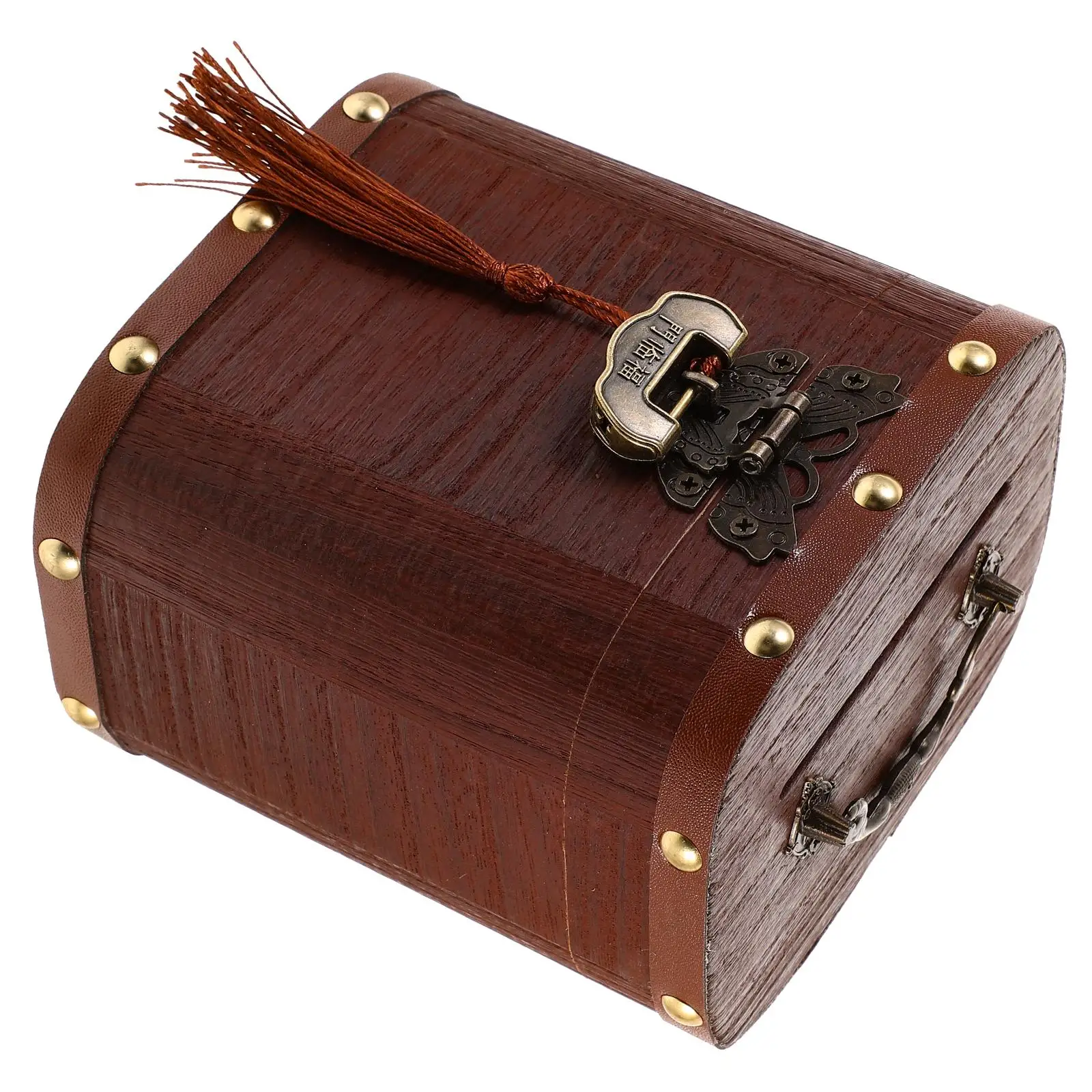 Wooden Piggy Bank Small Brown Coin Jar Lock Key Baby Savings Box Storage Container Home Decor Retro Jewelry Box
Wooden Piggy Bank Small Brown Coin Jar Lock Key Baby Savings Box Storage Container Home Decor Retro Jewelry Box